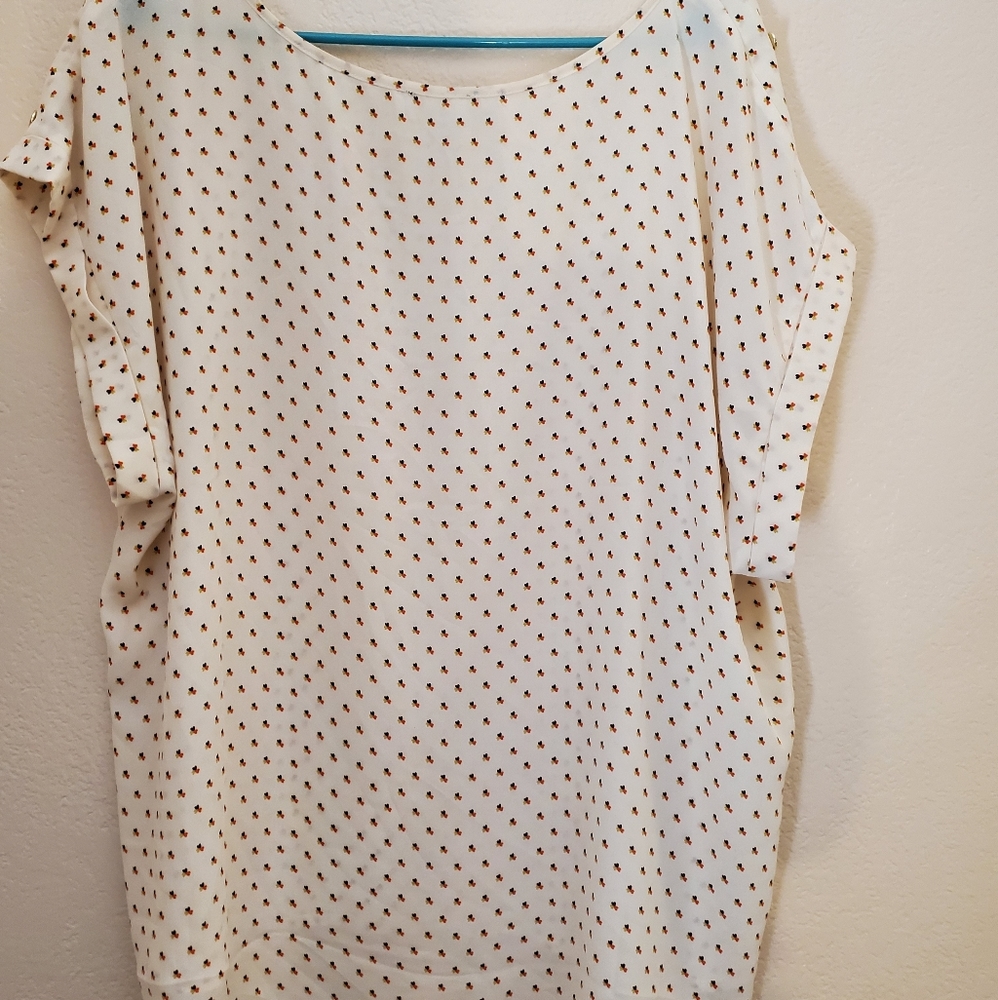 2X forever 21 Plus chiffon top